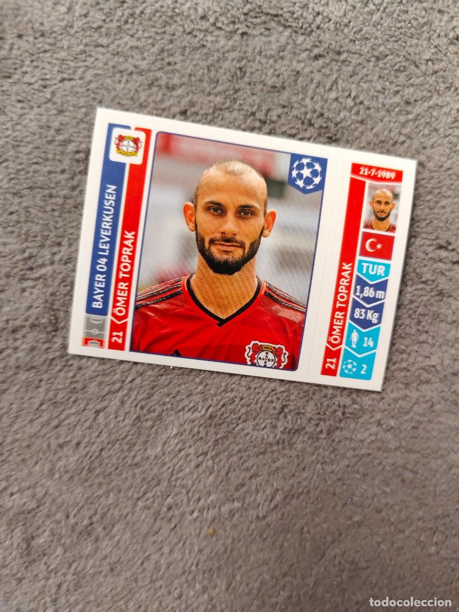 Cromos de Futebol: 220 CHAMPIONS LEAGUE 2014 15 &Ouml;MER TOPRAK BAYER 04 LEVERKUSEN STICKER PANINI 14 2015 UCL AAM