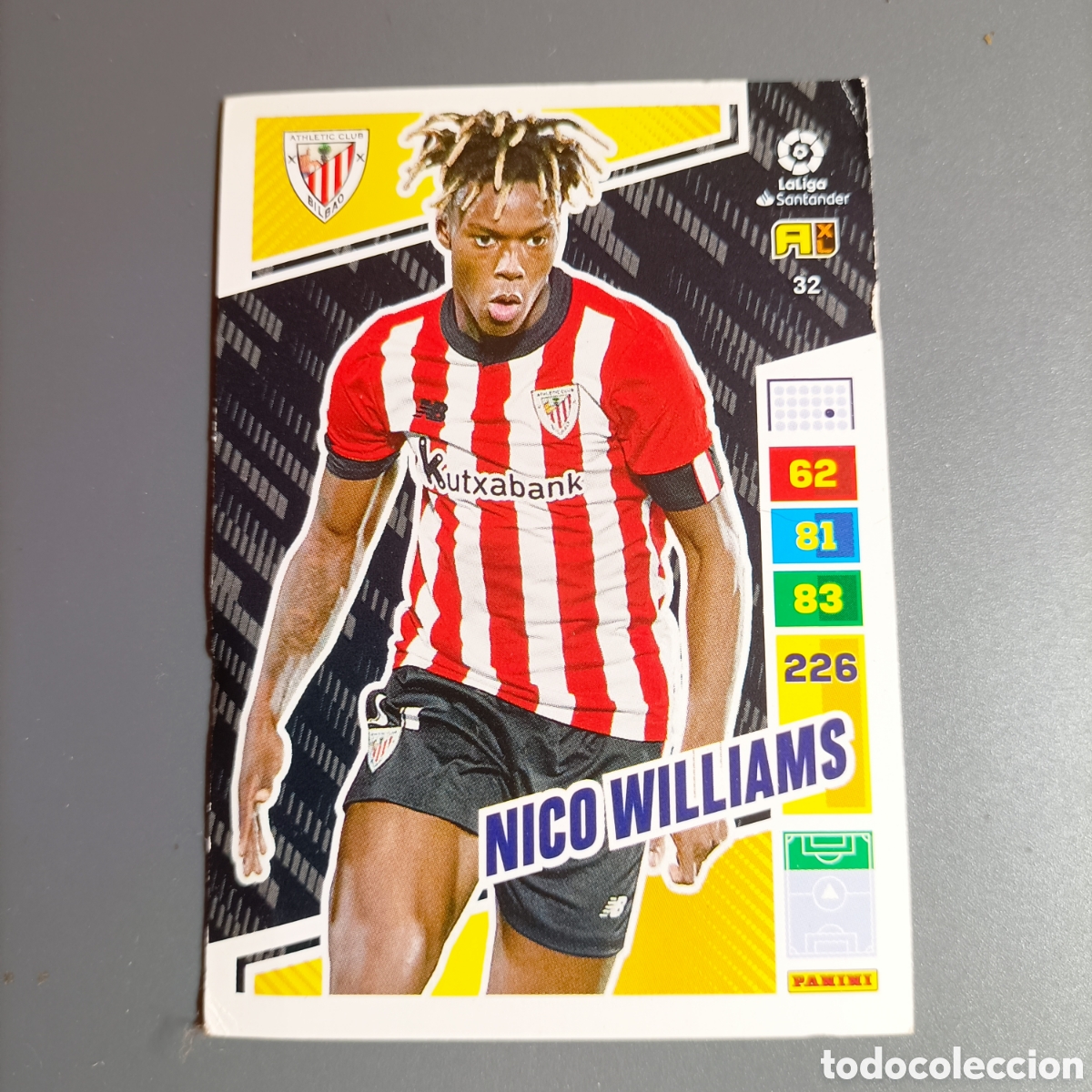 Cromos de Futebol: ADRENALYN. LIGA 2022-2023 (ATHLETIC) №32 NICO WILLIAMS