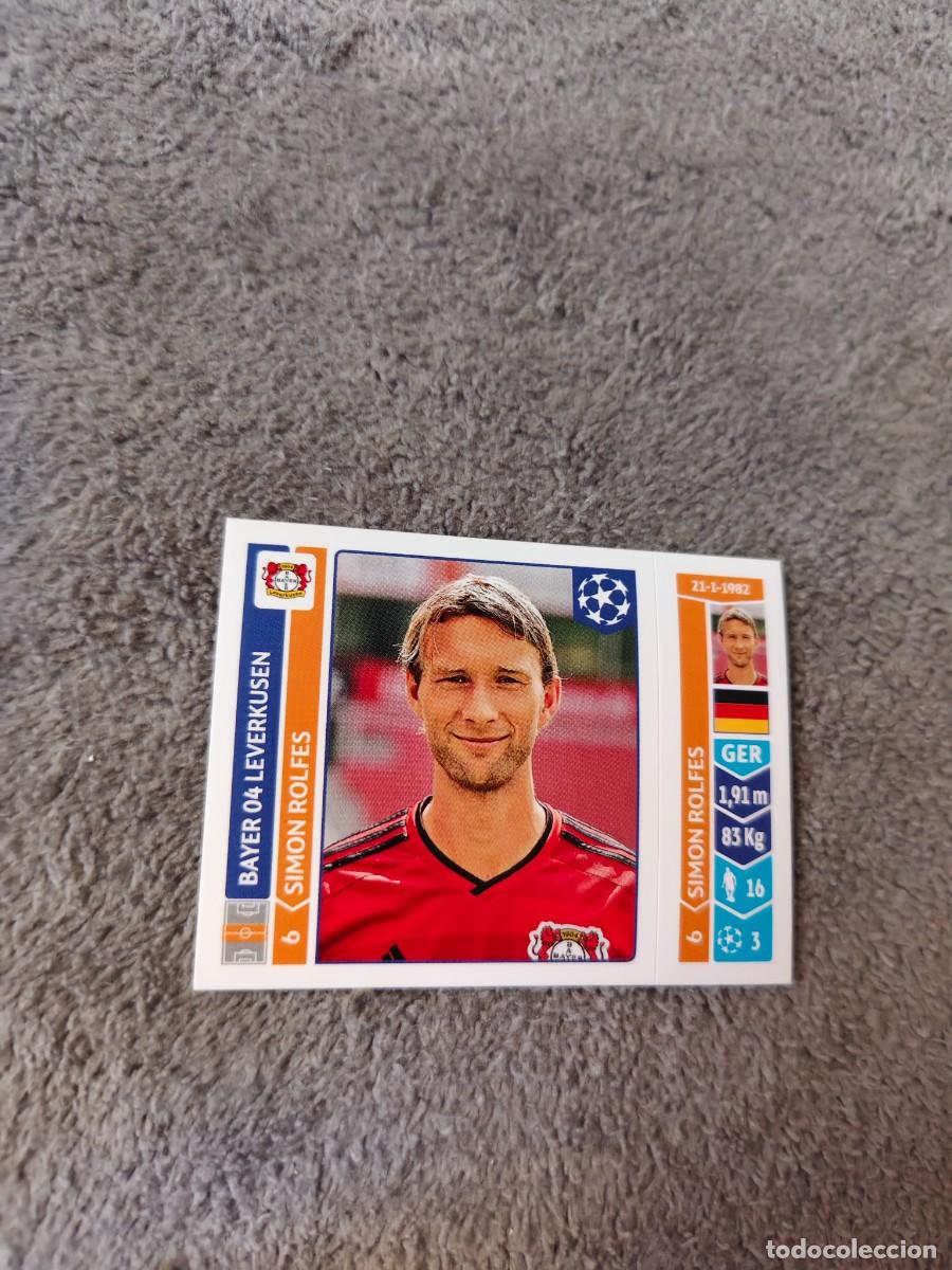 Cromos de Futebol: 223 CHAMPIONS LEAGUE 2014 15 SIMON ROLFES BAYER 04 LEVERKUSEN STICKER PANINI 14 2015 UCL AAM