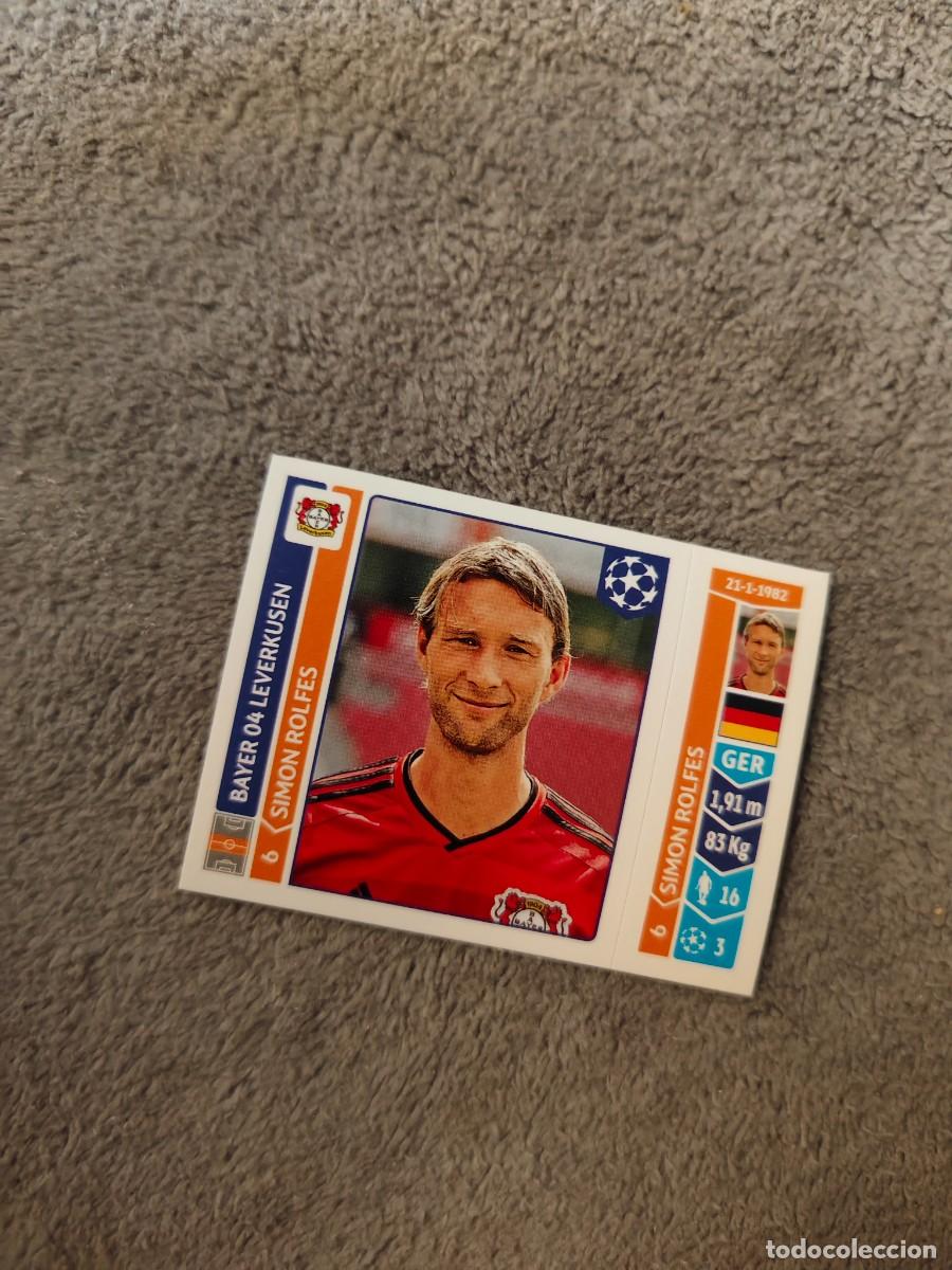 Cromos de Futebol: 223 CHAMPIONS LEAGUE 2014 15 SIMON ROLFES BAYER 04 LEVERKUSEN STICKER PANINI 14 2015 UCL AAM