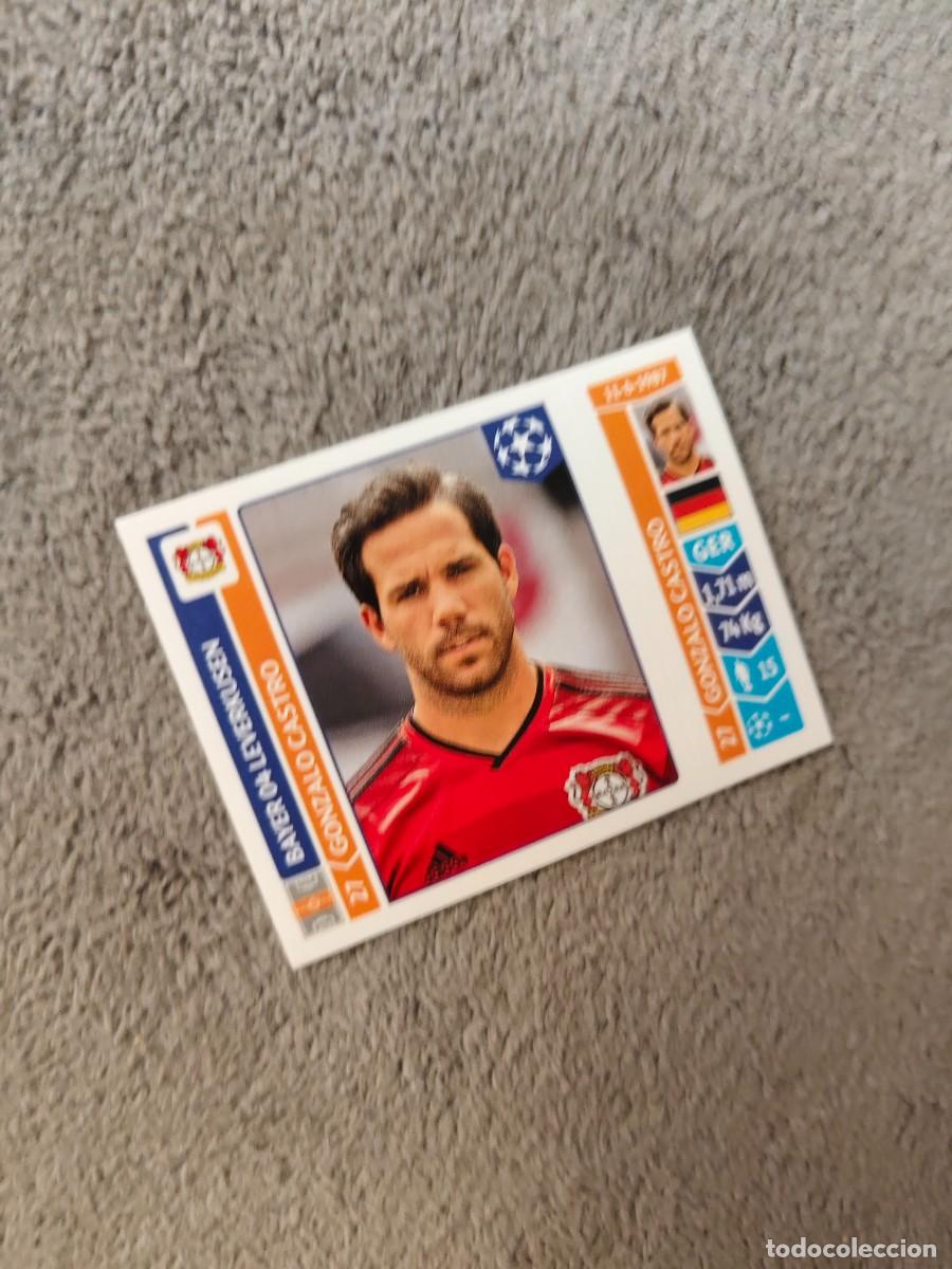 Cromos de Futebol: 224 CHAMPIONS LEAGUE 2014 15 GONZALO CASTRO BAYER 04 LEVERKUSEN STICKER PANINI 14 2015 UCL AAM