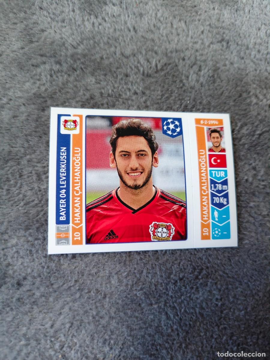 Cromos de f&uacute;tbol: 225 CHAMPIONS LEAGUE 2014 15 HAKAN &Ccedil;ALHANOĞLU BAYER 04 LEVERKUSEN STICKER PANINI 14 2015 UCL AAM
