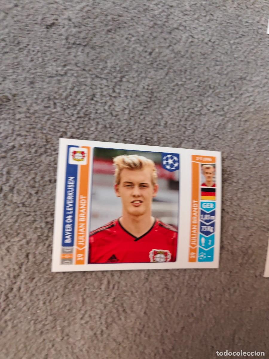 Cromos de Futebol: 233 CHAMPIONS LEAGUE 2014 15 JULIAN BRANDT BAYER 04 LEVERKUSEN STICKER PANINI 14 2015 UCL AAM