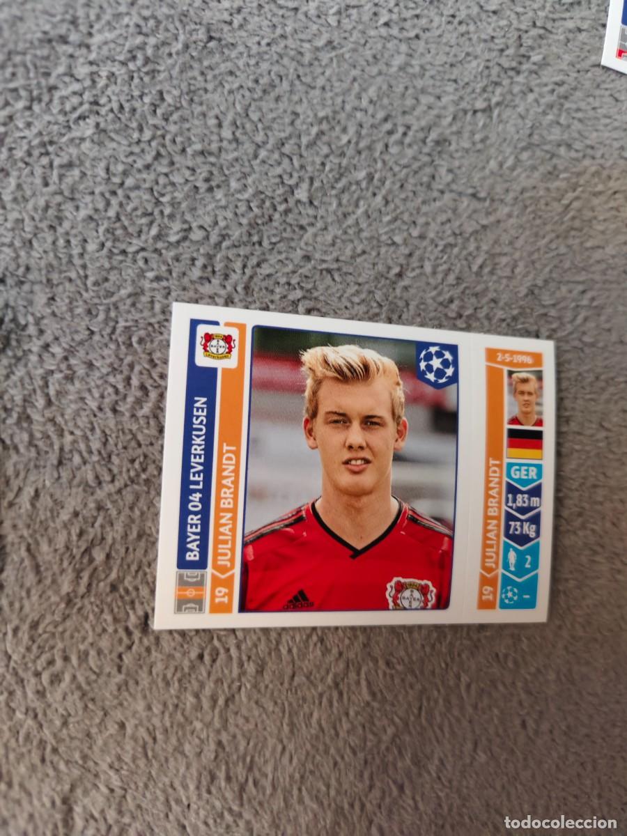 Cromos de Futebol: 233 CHAMPIONS LEAGUE 2014 15 JULIAN BRANDT BAYER 04 LEVERKUSEN STICKER PANINI 14 2015 UCL AAM
