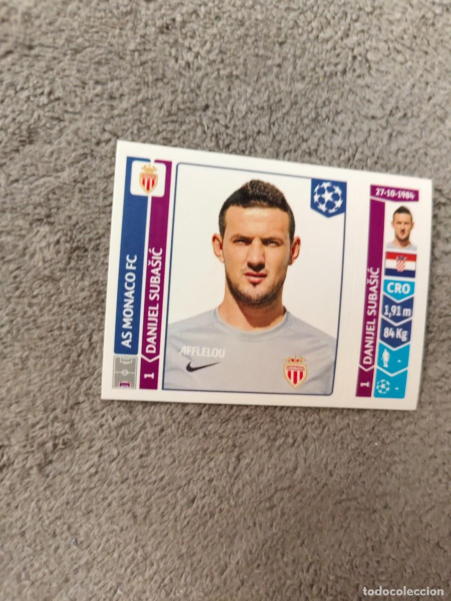 Cromos de Futebol: 235 CHAMPIONS LEAGUE 2014 15 DANIJEL SUBA&Scaron;IĆ AS MONACO FC STICKER PANINI 14 2015 UCL AAM