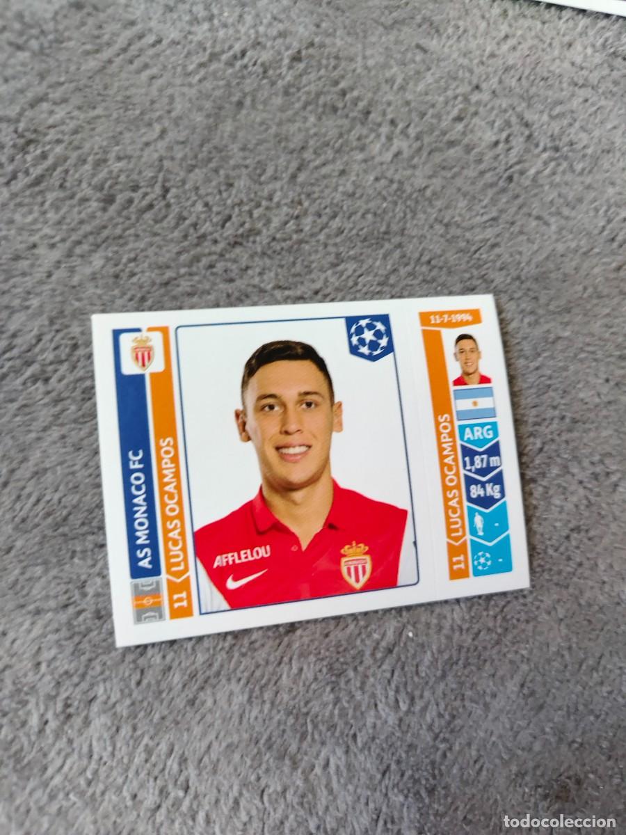 Cromos de Futebol: 243 CHAMPIONS LEAGUE 2014 15 LUCAS OCAMPOS AS MONACO FC STICKER PANINI 14 2015 UCL AAM