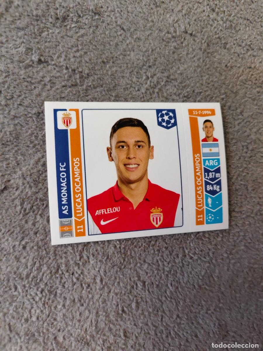 Cromos de Futebol: 243 CHAMPIONS LEAGUE 2014 15 LUCAS OCAMPOS AS MONACO FC STICKER PANINI 14 2015 UCL AAM