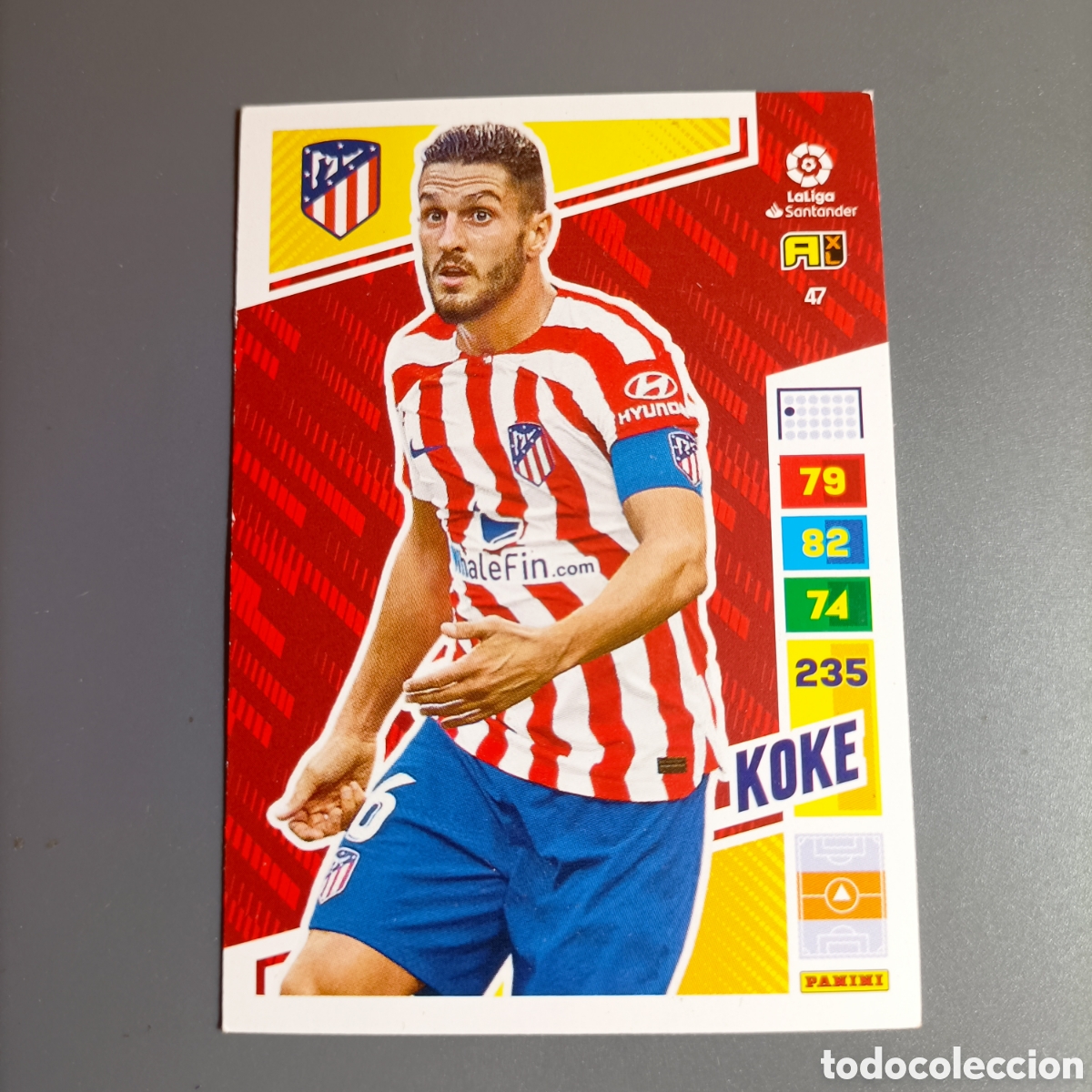 Cromos de Futebol: ADRENALYN. LIGA 2022-2023 (ATL&Eacute;TICO) №47 KOKE
