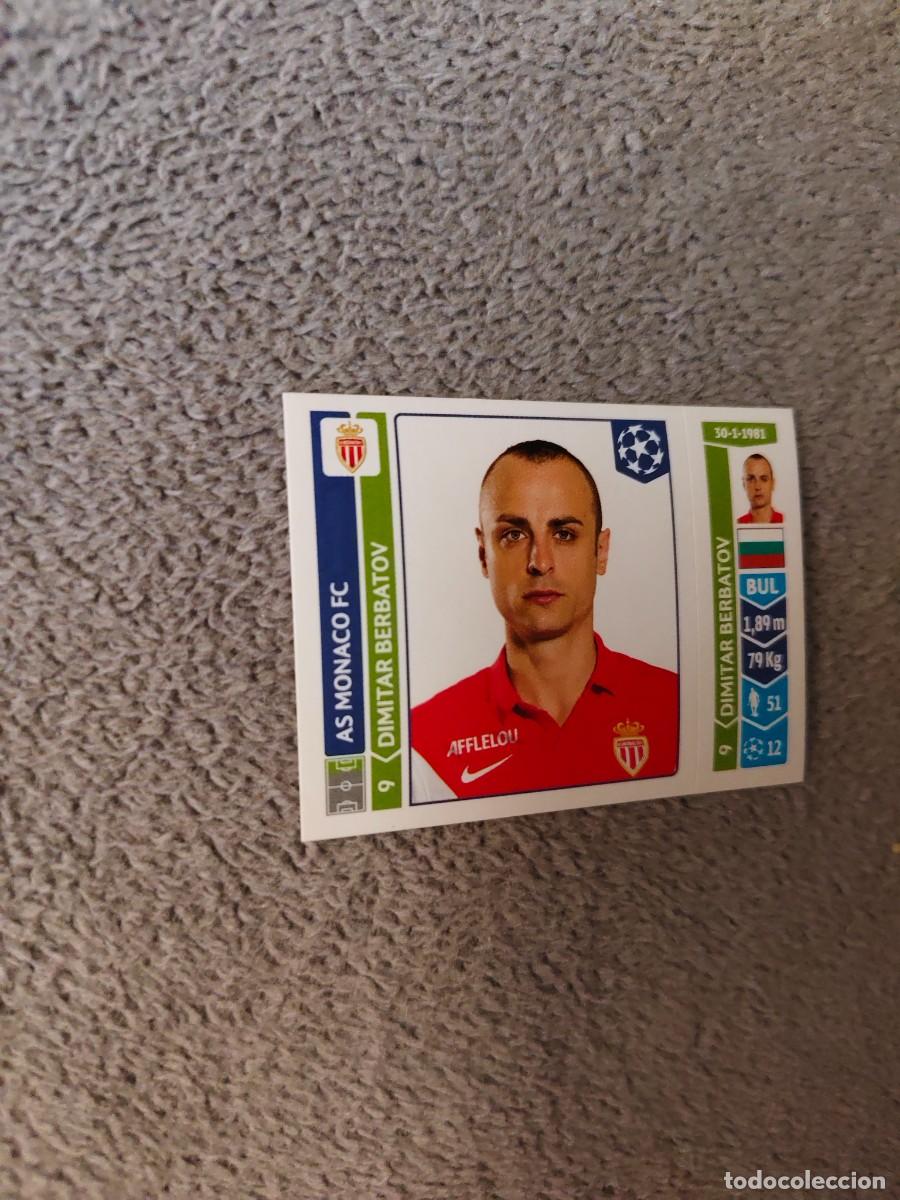 Cromos de Futebol: 244 CHAMPIONS LEAGUE 2014 15 DIMITAR BERBATOV AS MONACO FC STICKER PANINI 14 2015 UCL AAM