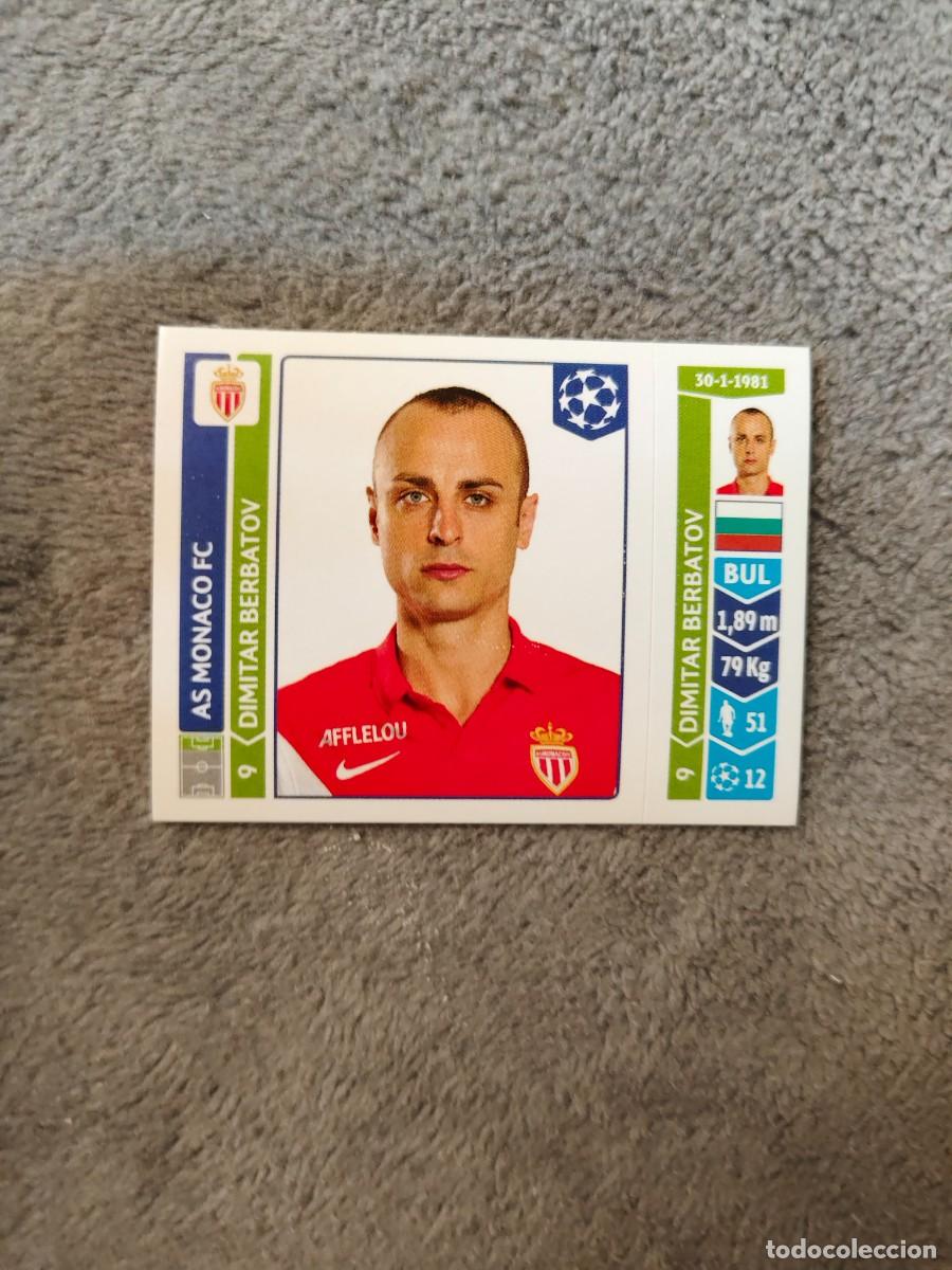 Cromos de Futebol: 244 CHAMPIONS LEAGUE 2014 15 DIMITAR BERBATOV AS MONACO FC STICKER PANINI 14 2015 UCL AAM