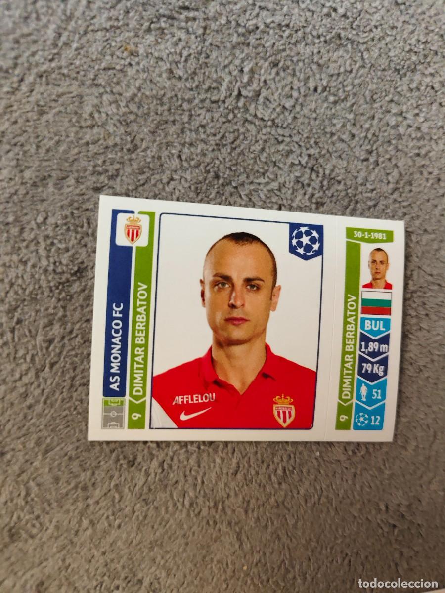 Cromos de Futebol: 244 CHAMPIONS LEAGUE 2014 15 DIMITAR BERBATOV AS MONACO FC STICKER PANINI 14 2015 UCL AAM