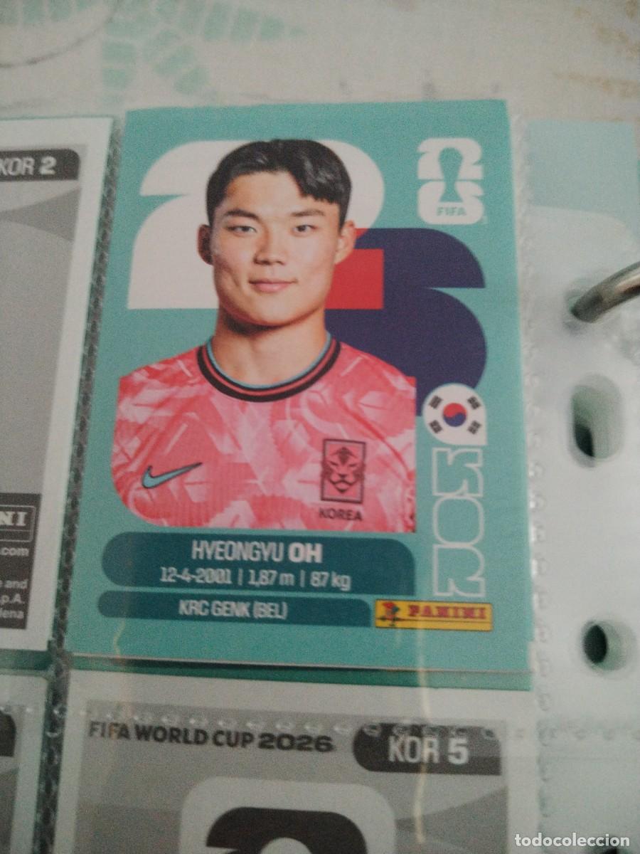Cromos de f&uacute;tbol: CROMO MUNDIAL 2026 - KOREA KOR 20