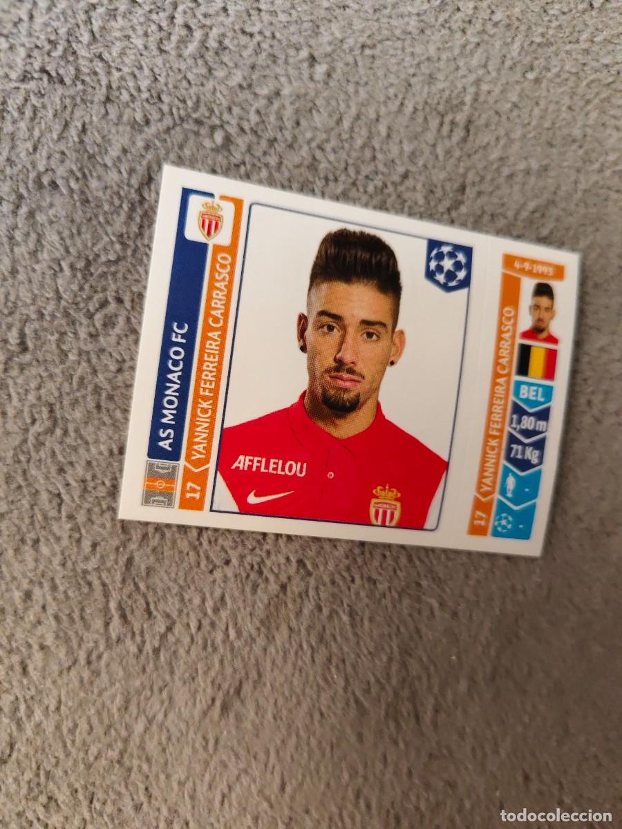 Cromos de f&uacute;tbol: 245 CHAMPIONS LEAGUE 2014 15 YANNICK FERREIRA CARRASCO AS MONACO FC STICKER PANINI 14 2015 UCL AAM