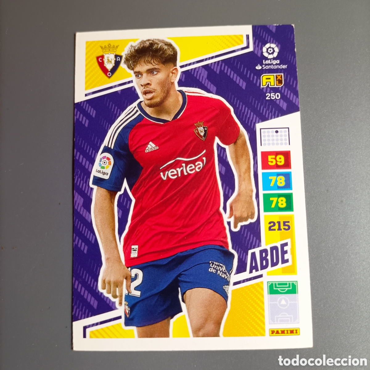 Cromos de f&uacute;tbol: ADRENALYN. LIGA 2022-2023 (OSASUNA) №250 ABDE