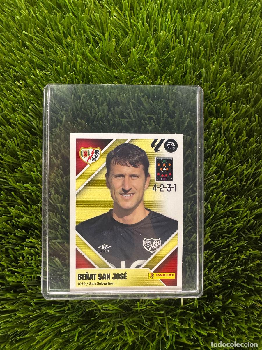 Cromos de f&uacute;tbol: N&ordm; 2 Be&ntilde;at San Jos&eacute; Entrenador Rayo Vallecano Liga Este 26 27