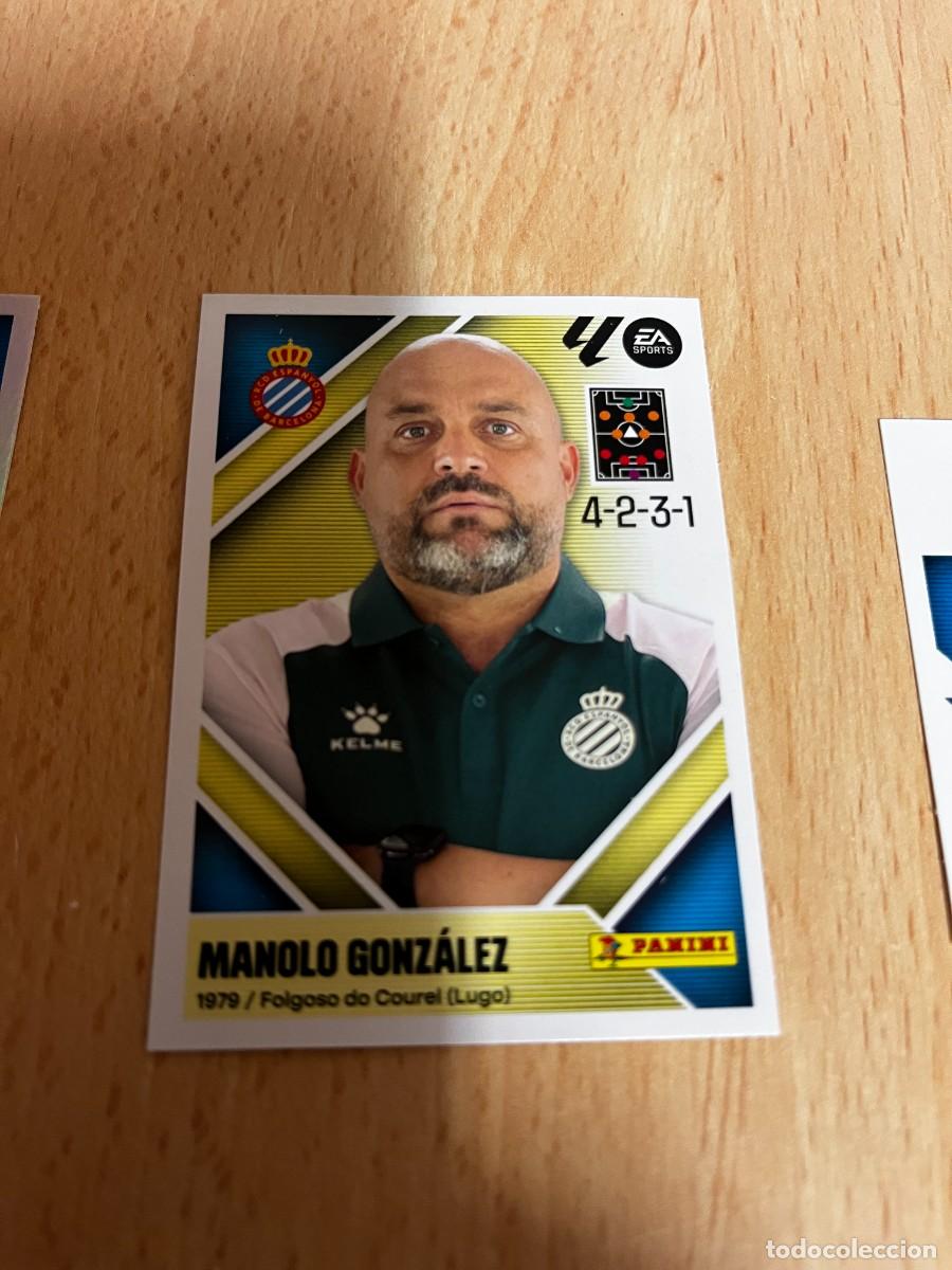 Cromos de f&uacute;tbol: LIGA ESTE 2026 2027 26 27 PANINI N&ordm; 2 MANOLO GONZ&Aacute;LEZ ESPA&Ntilde;OL ESPANYOL