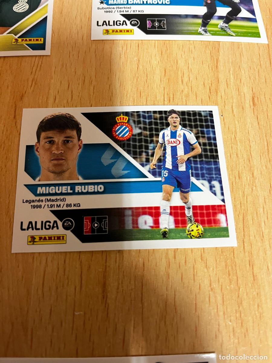Cromos de f&uacute;tbol: LIGA ESTE 2026 2027 26 27 PANINI N&ordm; 9 MIGUEL RUBIO ESPA&Ntilde;OL ESPANYOL