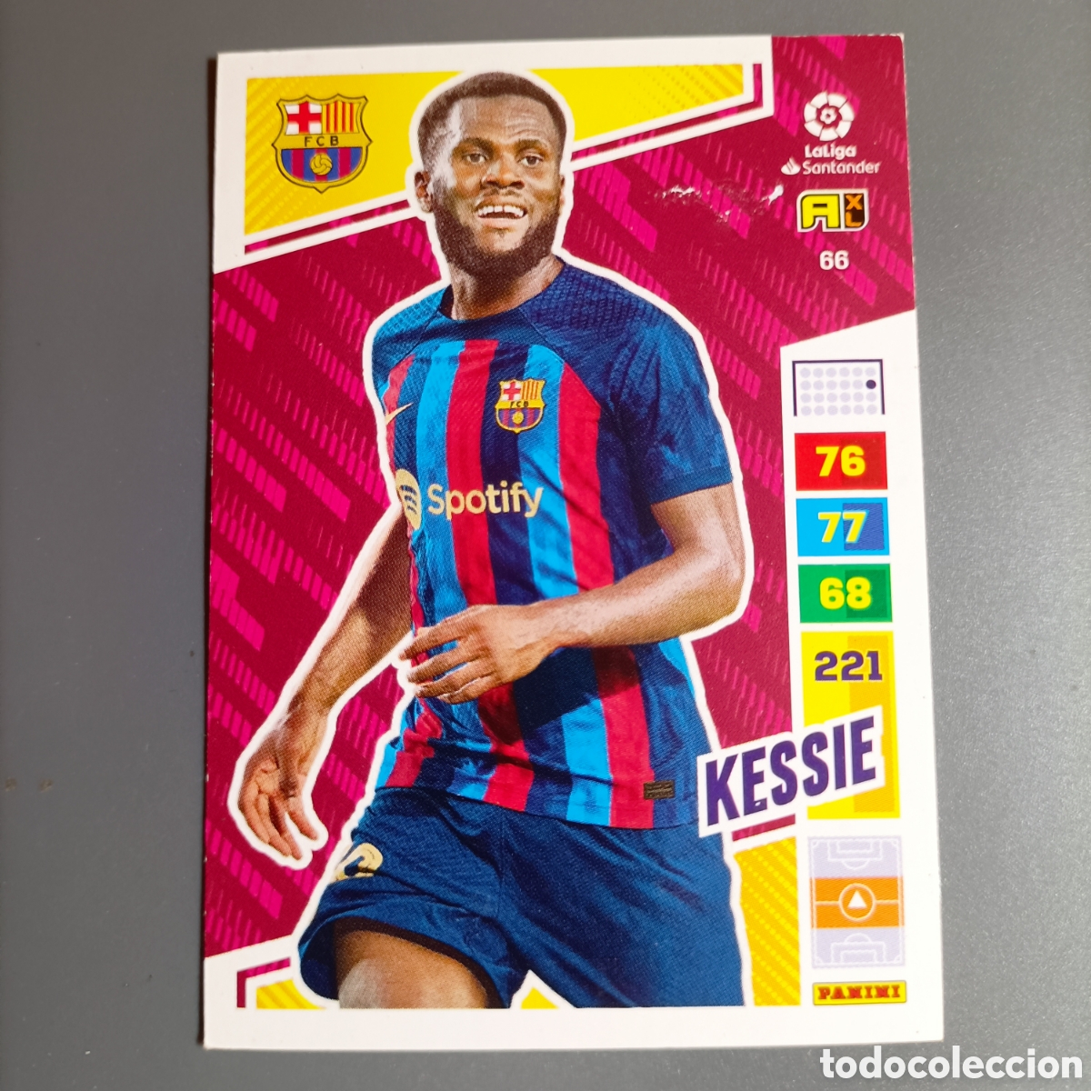 Cromos de f&uacute;tbol: ADRENALYN. LIGA 2022-2023 (FC BARCELONA) №66 KESSIE