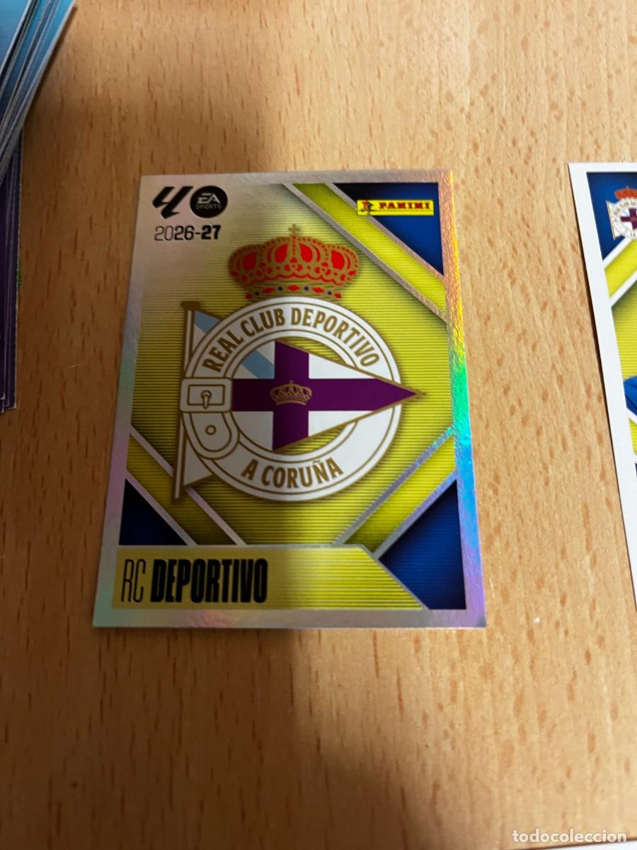 Cromos de f&uacute;tbol: LIGA ESTE 2026 2027 26 27 PANINI N&ordm; 1 ESCUDO DEPORTIVO DE LA CORU&Ntilde;A