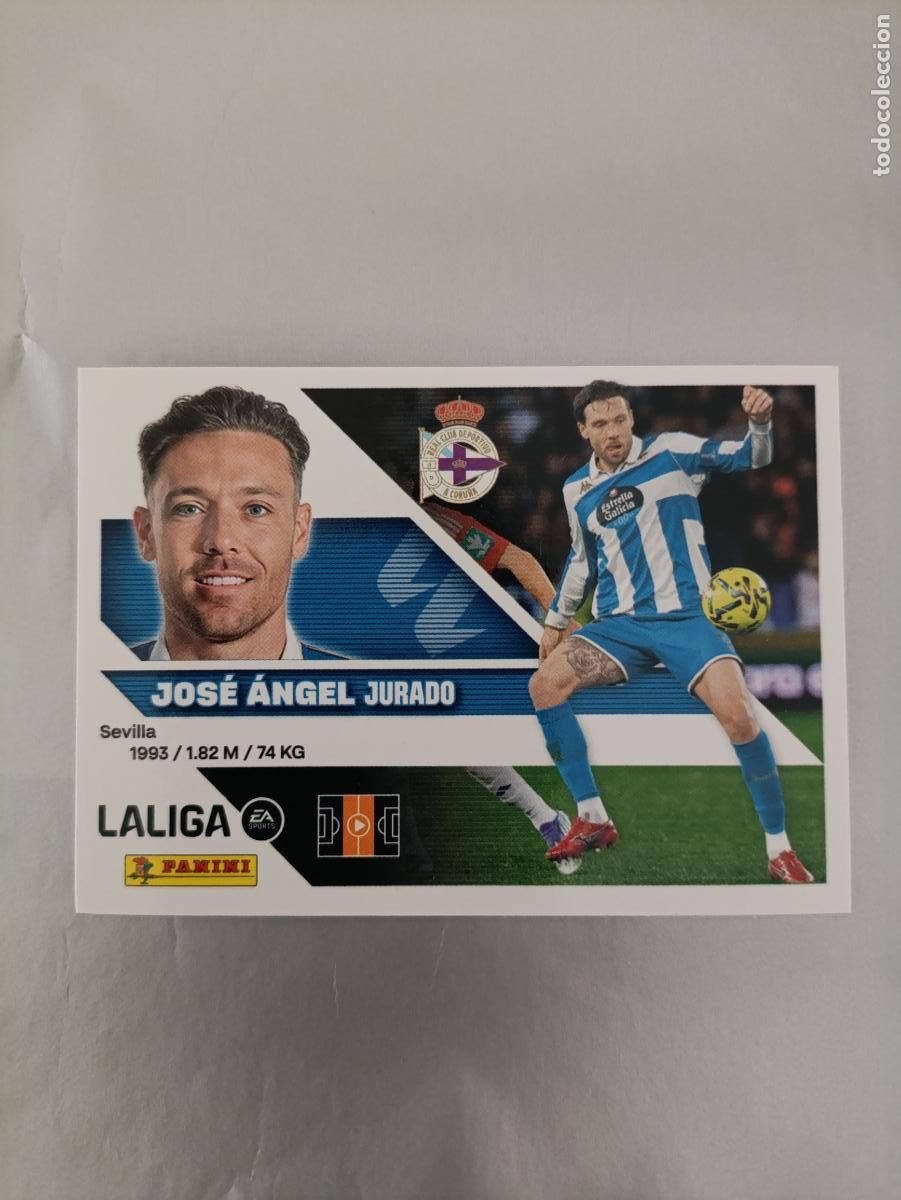 Fu&szlig;ball-Sticker: LIGA ESTE 2026 2027 RC DEPORTIVO N&ordm;14 JOS&Egrave; &Agrave;NGEL
