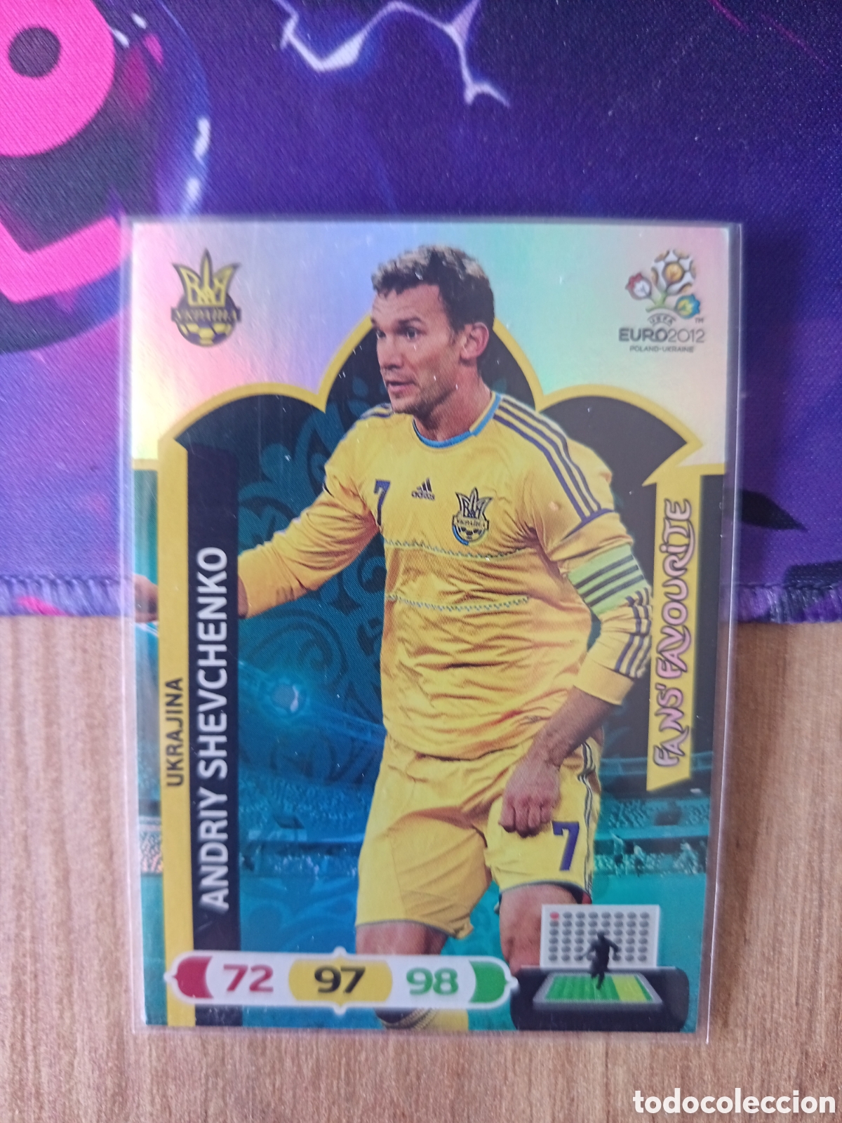 Fu&szlig;ball-Sticker: Shevchenko UEFA EURO 2012 EURO2012 POLONIA UCRANIA ADRENALYN XL PANINI