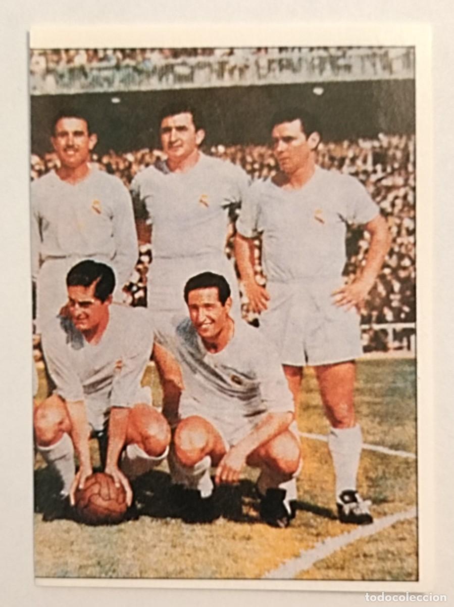 Cromos de f&uacute;tbol: #91 EQUIPO 1956/1957 COLECCION REAL MADRID 95/96 PANINI