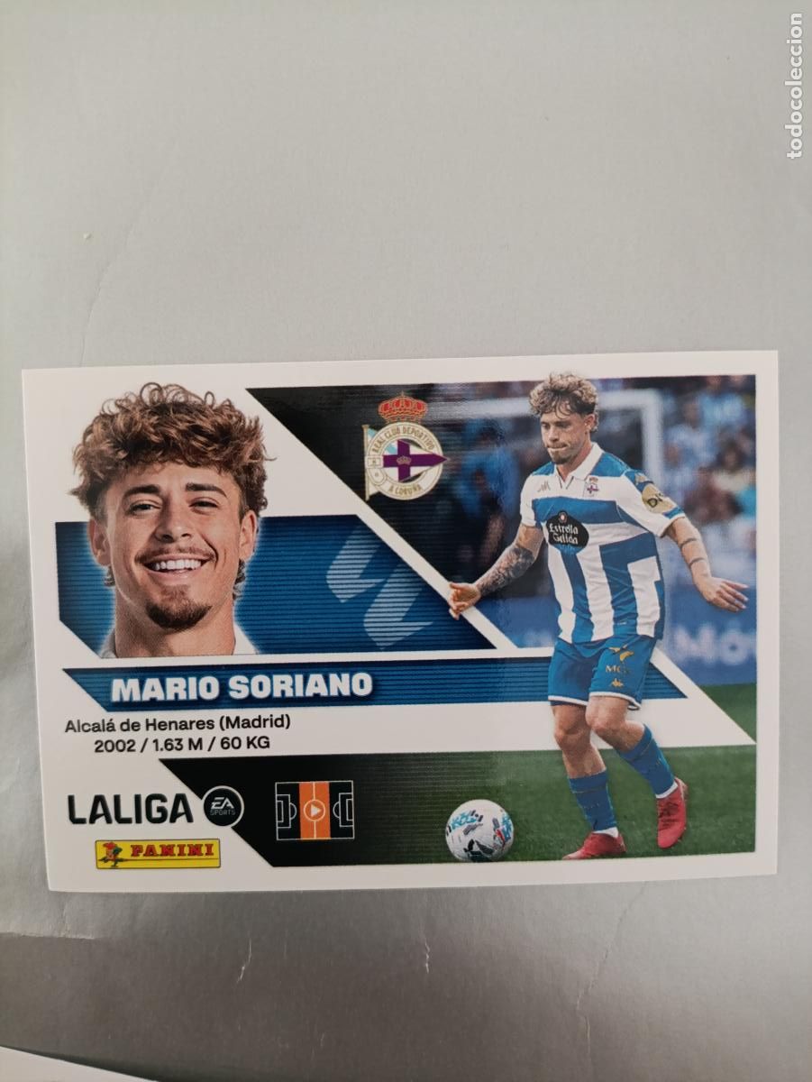 Cromos de Futebol: LIGA ESTE 2026 2027 RC DEPORTIVO N&ordm;13 MARIO SORIANO