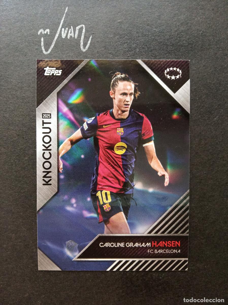 Cromos de Futebol: CAROLINE GRAHAM HANSEN BARCELONA NORUEGA ⚽ TOPPS &reg; KNOCKOUT WOMEN CHAMPIONS LEAGUE 2024 2025 24 25