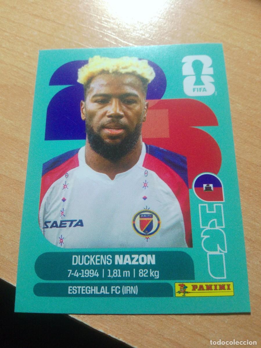 Cromos de f&uacute;tbol: HAI 18 DUCKENS NAZON HAITI MUNDIAL FIFA WORLD CUP 2026 26 PANINI STICKERS NUEVO