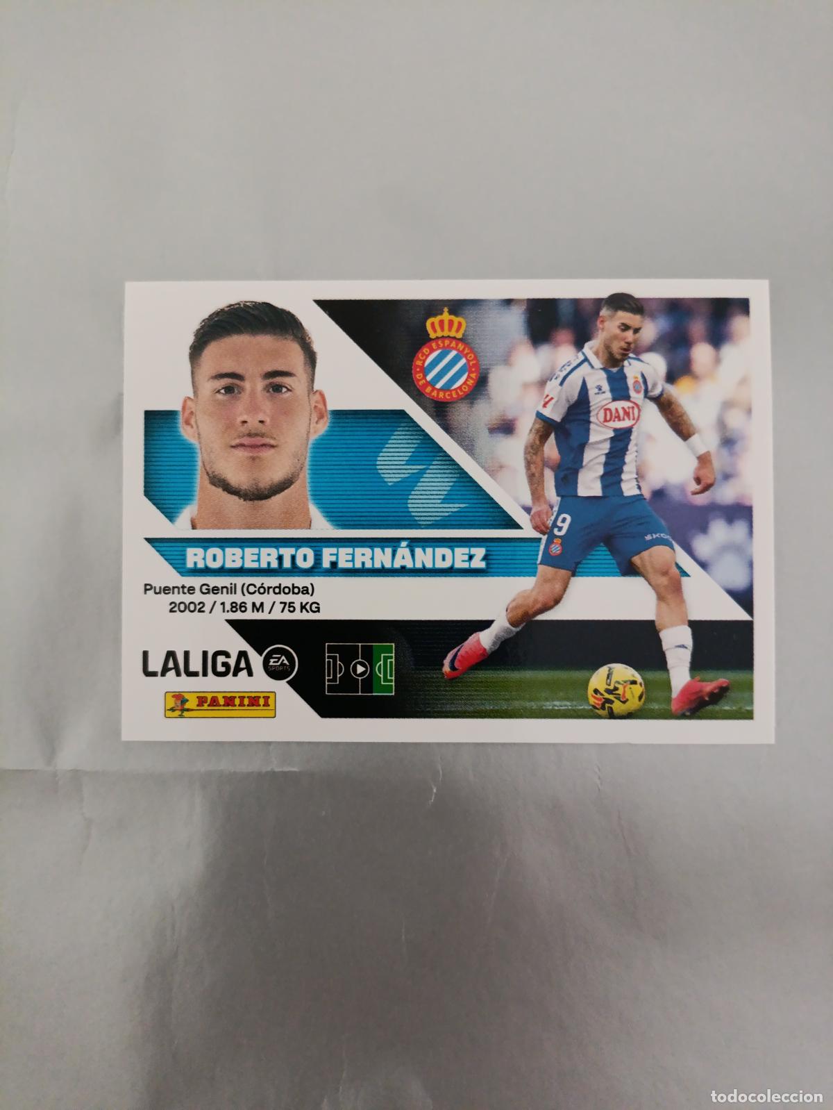Cromos de f&uacute;tbol: LIGA ESTE 2026 2027 RCD ESPA&Ntilde;OL N&ordm;20 ROBERTO FERN&Aacute;DEZ