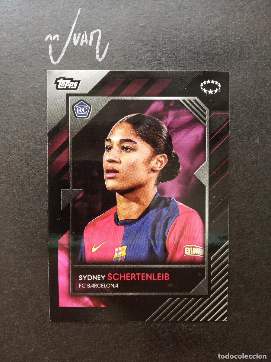 Cromos de Futebol: ROOKIE SYDNEY SCHERTENLEIB FC BARCELONA SUIZA ⚽ TOPPS &reg; KNOCKOUT WOMEN CHAMPIONS 2024 2025 24 25