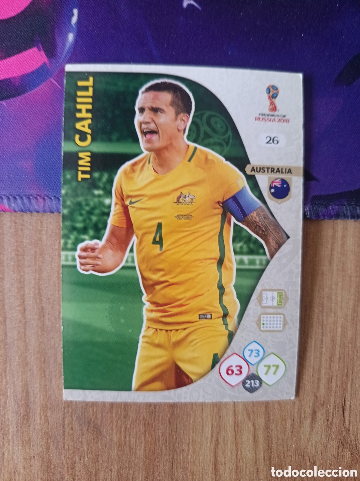 Cromos de f&uacute;tbol: 26 Cahill adrenalyn mundial fifa world cup 2018 18 rusia