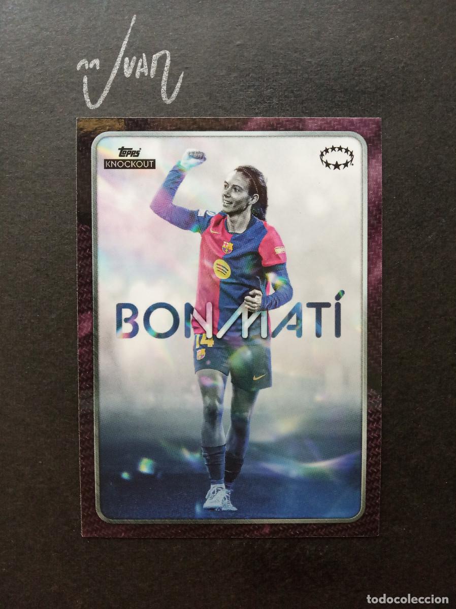 Cromos de f&uacute;tbol: STAR PLAYER AITANA BONMATI BARCELONA ESPA&Ntilde;A ⚽ TOPPS &reg; KNOCKOUT WOMEN CHAMPIONS 2024 2025 24 25 NUEVO