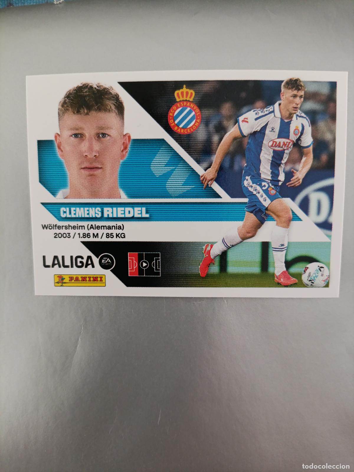 Football Stickers: LIGA ESTE 2026 2027 RCD ESPA&Ntilde;OL N&ordm;7 RIEDEL