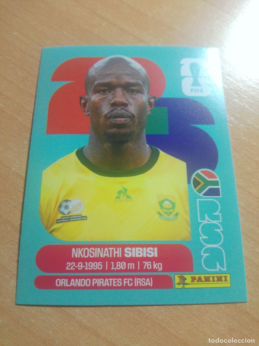 Cromos de f&uacute;tbol: SIBISI SUD&Aacute;FRICA RSA 10 MUNDIAL FIFA WORLD CUP 2026 26 PANINI STICKERS NUEVO