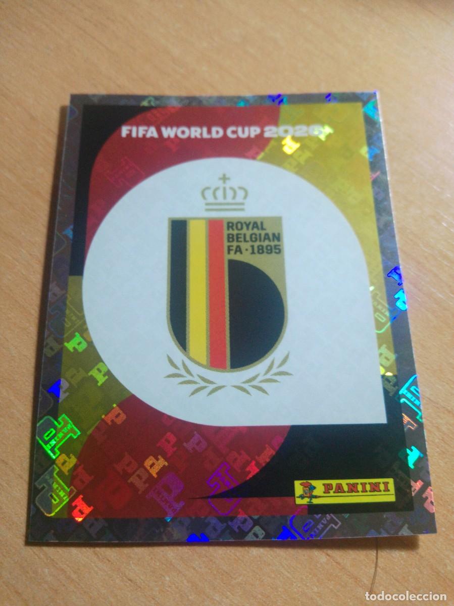Cromos de f&uacute;tbol: BEL 1 ESCUDO DE B&Eacute;LGICA MUNDIAL FIFA WORLD CUP 2026 26 PANINI STICKERS NUEVO