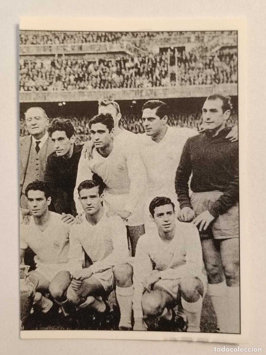 Cromos de f&uacute;tbol: #96 EQUIPO 1957/1958 COLECCION REAL MADRID 95/96 PANINI