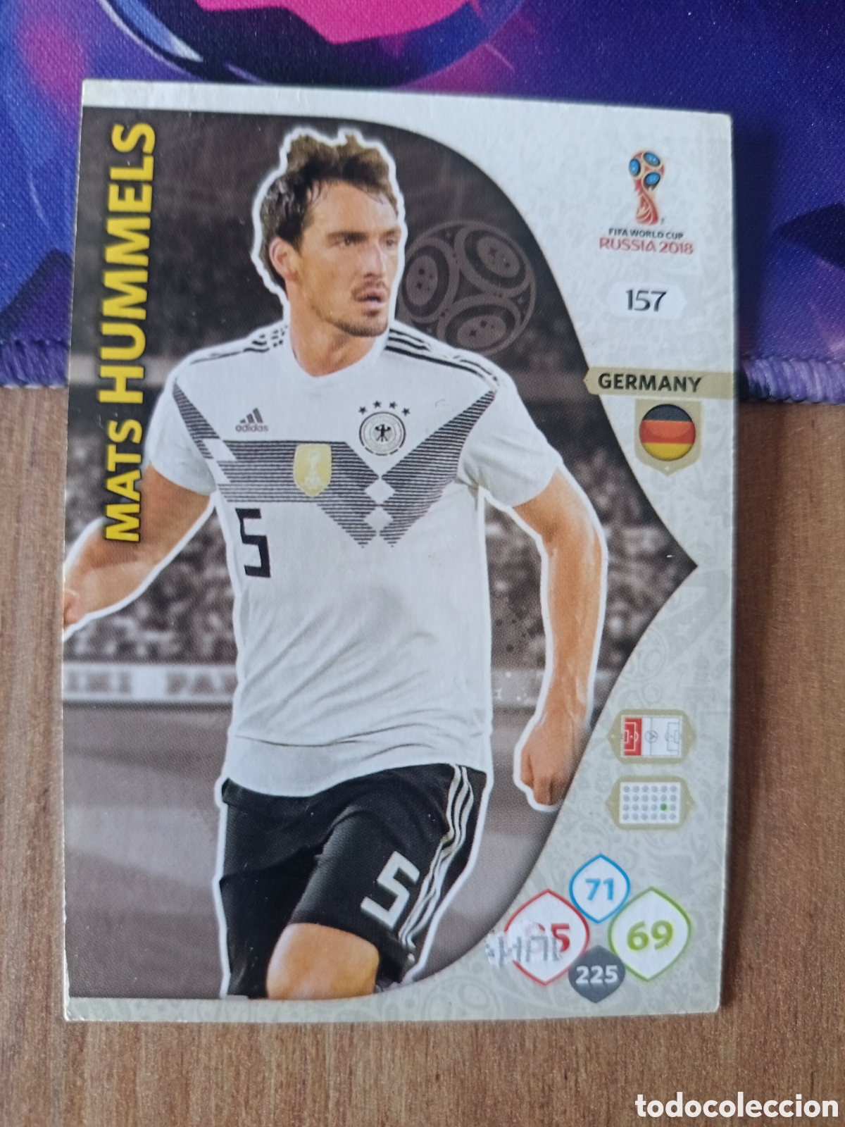 Cromos de f&uacute;tbol: 157 Hummels adrenalyn mundial fifa world cup 2018 18 rusia