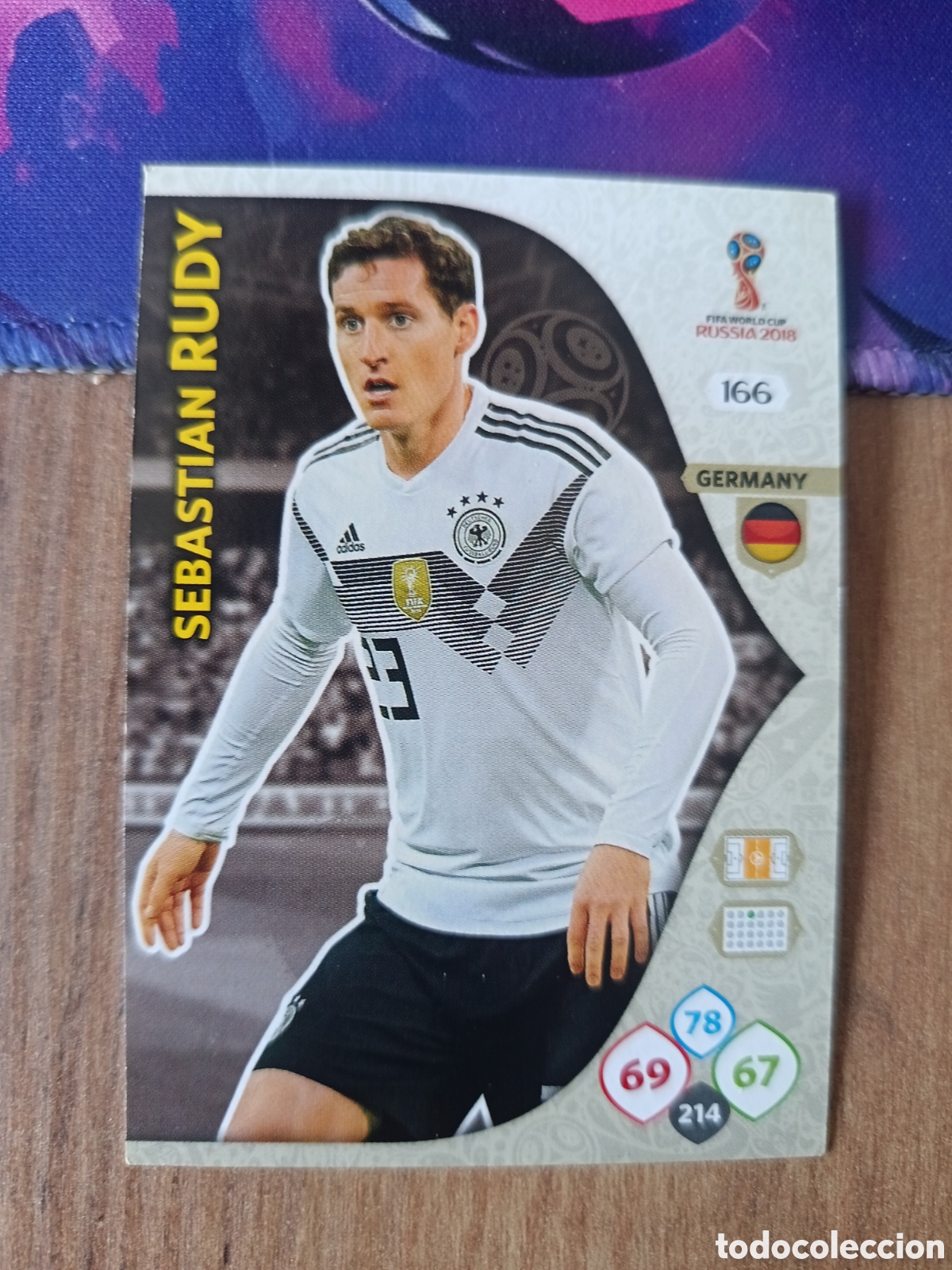 Cromos de f&uacute;tbol: 166 Rudy adrenalyn mundial fifa world cup 2018 18 rusia