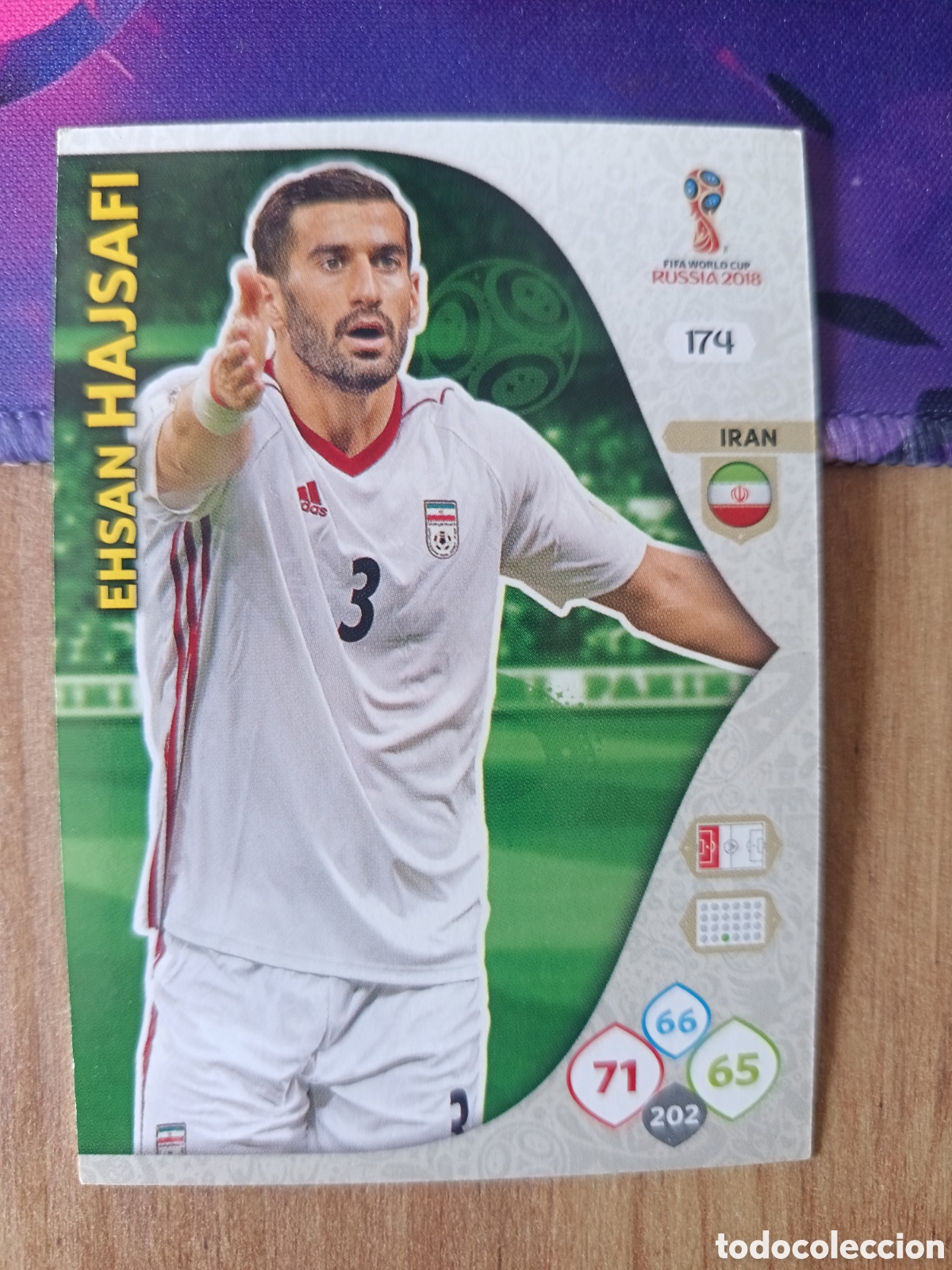 Cartes &agrave; collectionner de Football: 174 Hajsafi adrenalyn mundial fifa world cup 2018 18 rusia