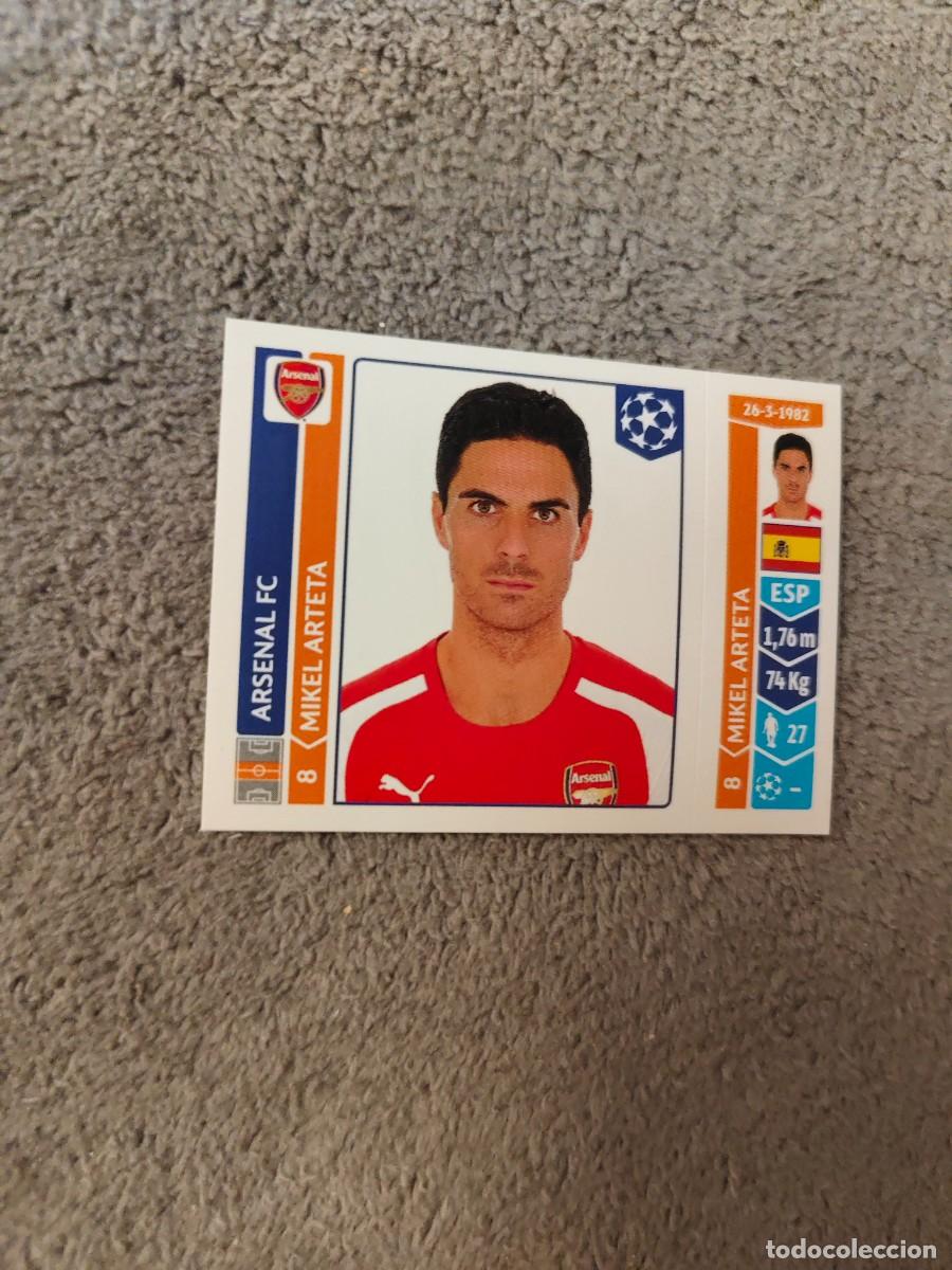 Cartes &agrave; collectionner de Football: 259 CHAMPIONS LEAGUE 2014 15 MIKEL ARTETA ARSENAL FC STICKER PANINI 14 2015 UCL AAM