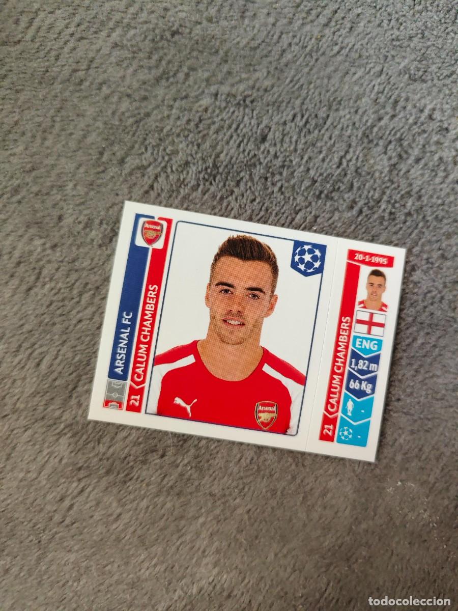 Cromos de f&uacute;tbol: 265 CHAMPIONS LEAGUE 2014 15 CALUM CHAMBERS ARSENAL FC STICKER PANINI 14 2015 UCL AAM