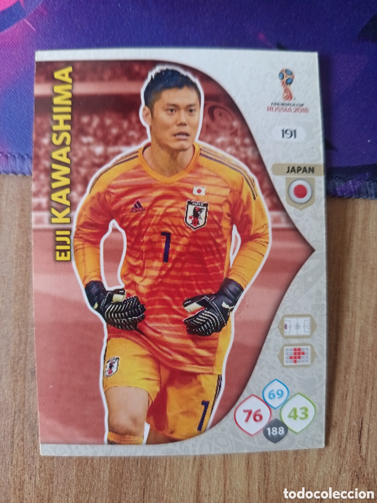 Cromos de f&uacute;tbol: 191 Kawashima adrenalyn mundial fifa world cup 2018 18 rusia