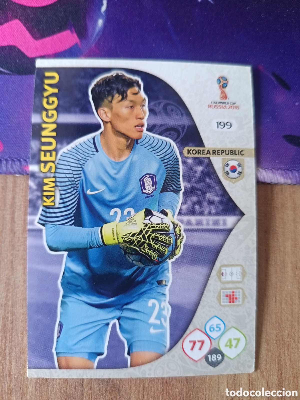 Cromos de f&uacute;tbol: 199 Seunggyu adrenalyn mundial fifa world cup 2018 18 rusia