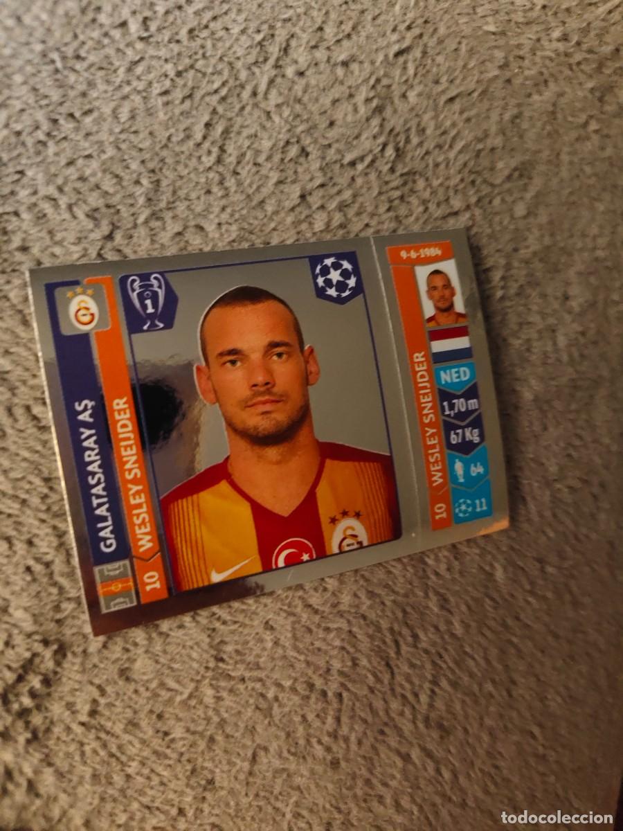 Cartes &agrave; collectionner de Football: 297 CHAMPIONS LEAGUE 2014 15 WESLEY SNEIJDER GALATASARAY AŞ STICKER PANINI 14 2015 UCL AAM