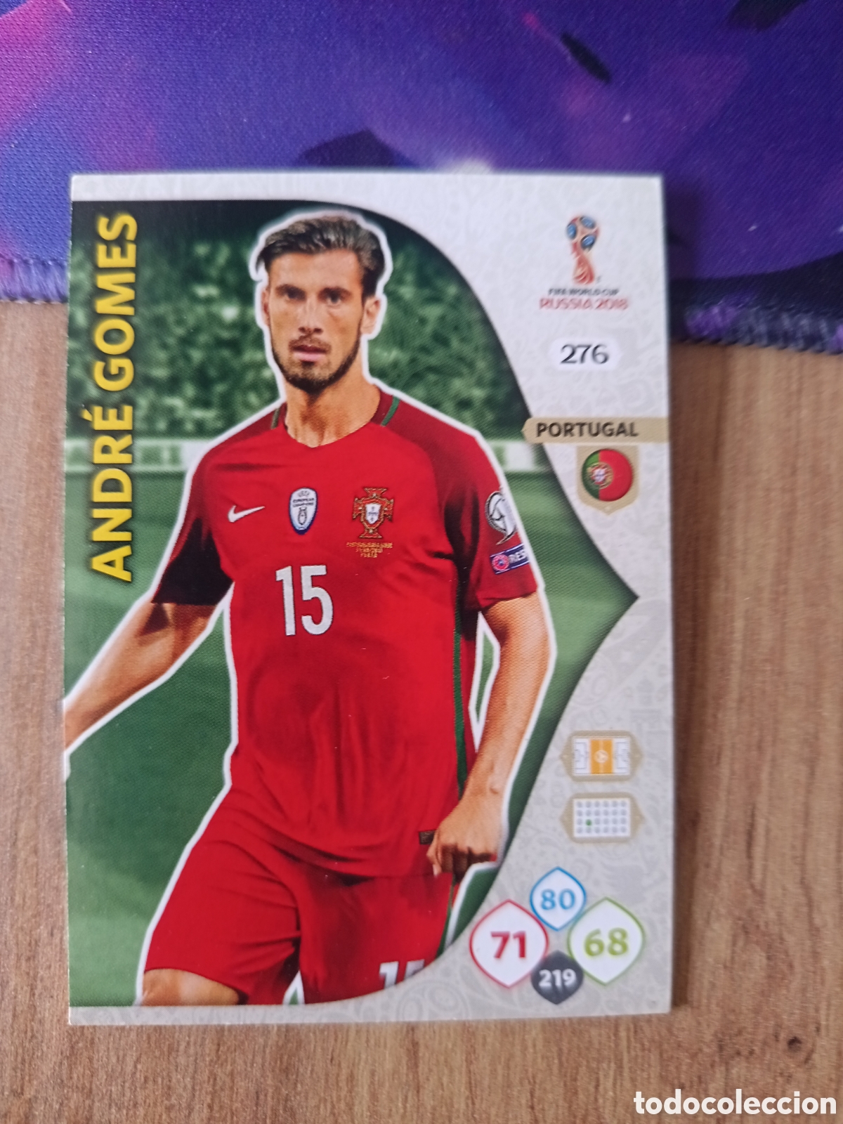 Cartes &agrave; collectionner de Football: 276 Andre G&oacute;mez adrenalyn mundial fifa world cup 2018 18 rusia