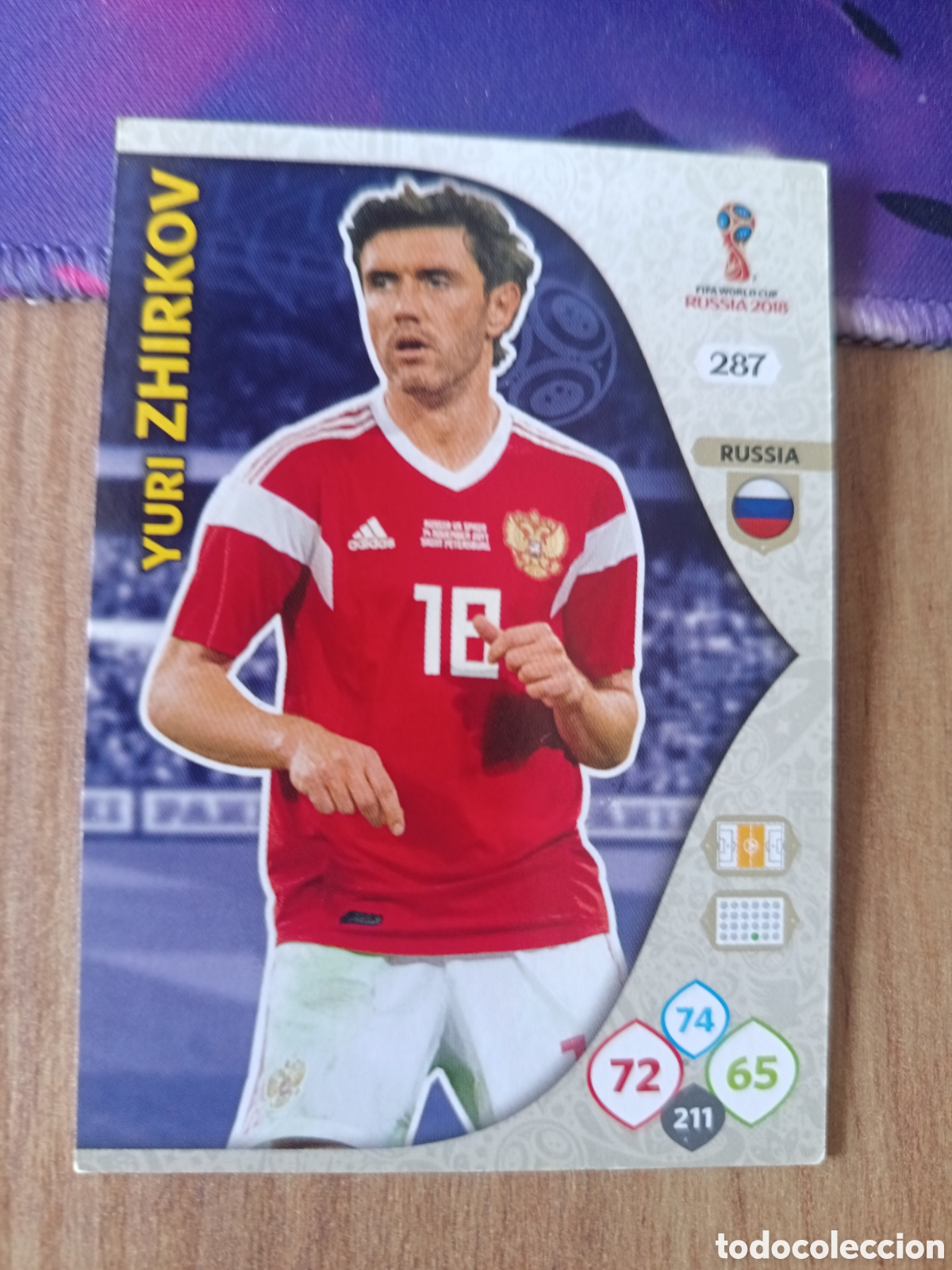 Fu&szlig;ball-Sticker: 287 Zhirkov adrenalyn mundial fifa world cup 2018 18 rusia