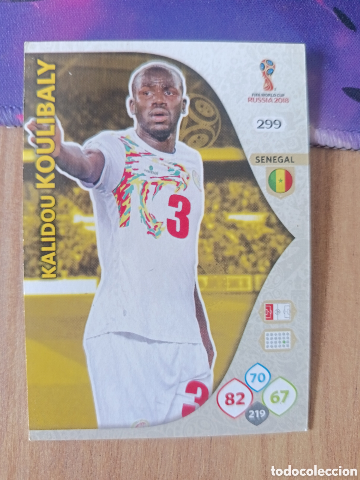 Cromos de f&uacute;tbol: 299 koulibaly adrenalyn mundial fifa world cup 2018 18 rusia