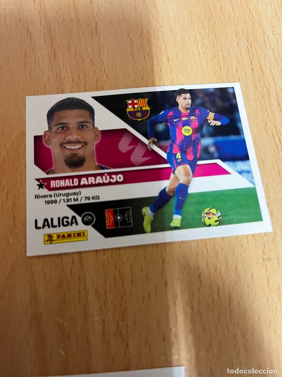 Cromos de f&uacute;tbol: LIGA ESTE 2026 2027 26 27 PANINI N&ordm; 6 A 6A ARAUJO BARCELONA
