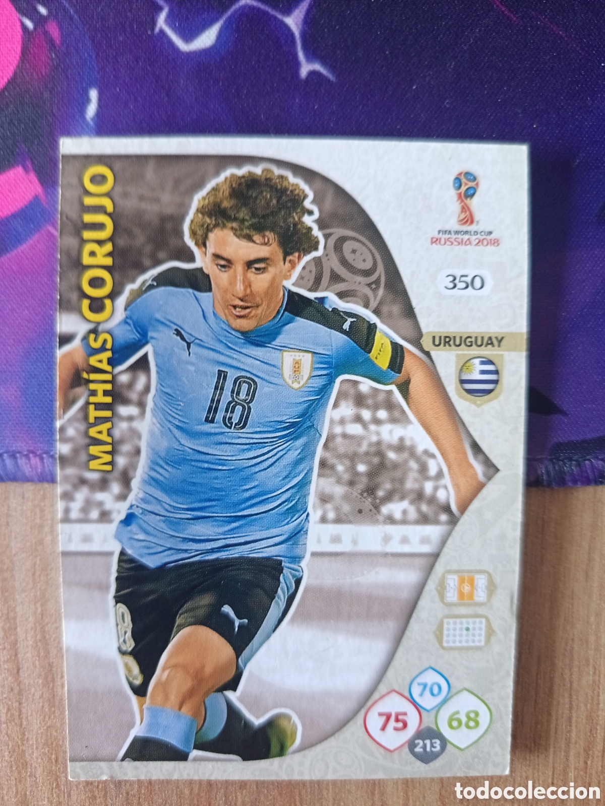 Cromos de f&uacute;tbol: 350 Corujo adrenalyn mundial fifa world cup 2018 18 rusia